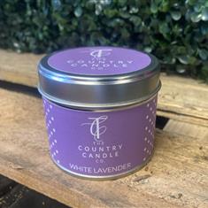 White Lavender Scented Candle