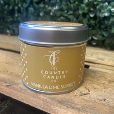 Vanilla, Lime Sorbet scented candle