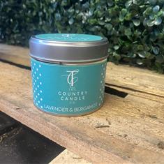 Lavender &amp; Bergamot scented candle